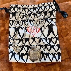 Brighton Long Silver Pendant Necklace